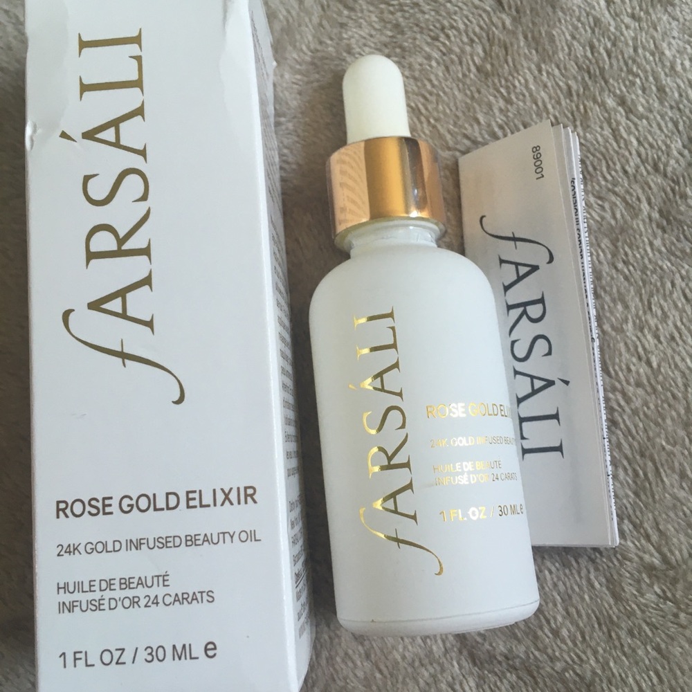 Farsali Rose Gold Elixer 24K Serum & Primer BNIB